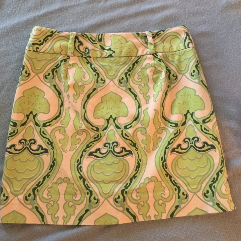 Jcrew Damask Print Skirt - Picture 2 of 2